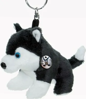 Produktbild von Husky Schlüsselanhänger Hund Schlittenhund Plüsch Kuscheltier Anhänger HAKIMO