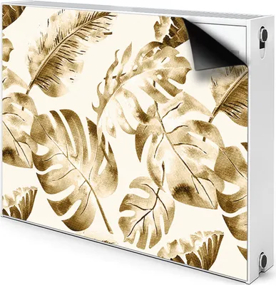 Produktbild von Magnet Verkleidung Abdeckung Heizkörperabdeckung Heizkörperabdeckung 110x60 cm  - Blätter, Palmen