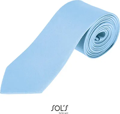 Immagine prodotto di SOLs 02932 | Cravatta da uomo Garner - Lunghezza: 150 cm, Larghezza: 7 cm' - Colore: Azzurro - Dimensioni: 150 x 7 cm