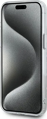 Produktbild von Karl Lagerfeld Iml Monogramm Karl & Choupette Kopf Magsafe Fall für Iphone 15 Pro - Transparent