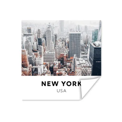 Produktbild von MuchoWow® Poster New York - Amerika - Luft 100x100 cm - Babyzimmer