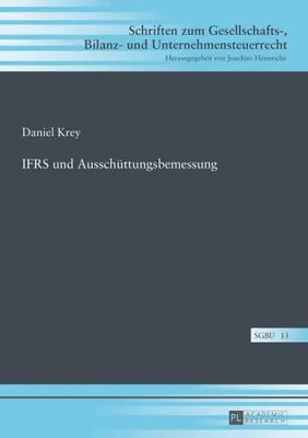 Produktbild von IFRS und Ausschüttungsbemessung