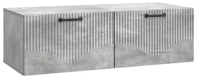 Produktbild von Wandmontierter TV-Schrank Betongrau 98 x 41 x 30 cm