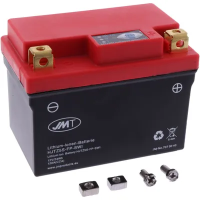 Obrázek produktu pro Lithium-iontová baterie JMT HJTZ5S-FP, 12 V 2 Ah, kladný pól vpravo, DIN 50412