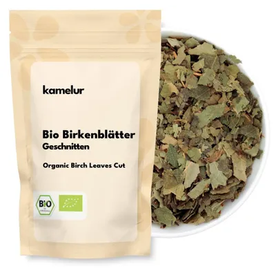 Produktbild von Kamelur Bio Birkenblätter geschnitten 250 g