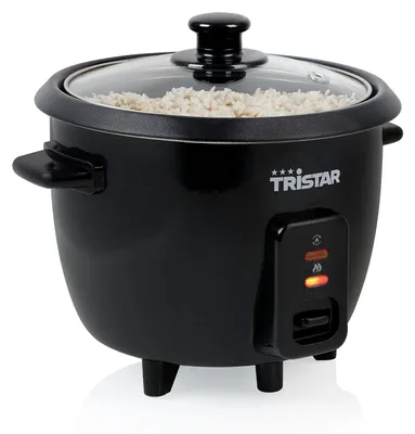 Immagine prodotto di Cuociriso nero da 0,6 litri e 300 w Tristar RK-6141