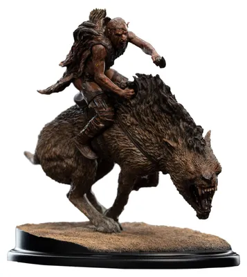 Zdjęcie produktu dla Władca Pierścieni mini statuetka Sharkû na Wargu 18 cm