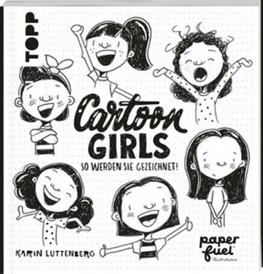 Obrázok produktu pre Mädchen als Cartoonfiguren zeichnen: Schritt-für-Schritt-Anleitungen mit über 175 Beispielen