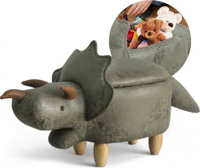 Produktbild von Suleno Tierhocker DINO mit Stauraum - Organizer & Sitzbox für Kinder 22301-12