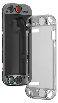 Produktbild von Für Nintendo Switch 2 Split Gamepad Crystal Kunststoff Hülle Cover Transparent
