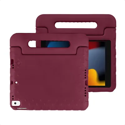 Produktbild von imoshion Schutzhülle mit Handgriff kindersicher iPad 9 (2021) 10.2 Zoll / iPad 8 (2020) 10.2 Zoll / iPad 7 (2019) 10.2 Zoll - Velvet Plum