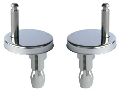 Immagine prodotto di Cerniere universali per sedili del WC - Set di 2 - Grigio