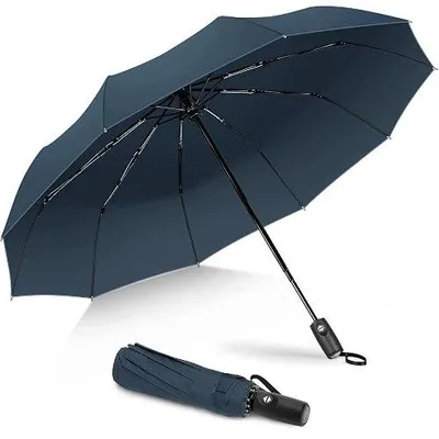 Zdjęcie produktu dla Parasol składany automatyczny kompaktowy wodoodporny dla kobiet mężczyzn 11