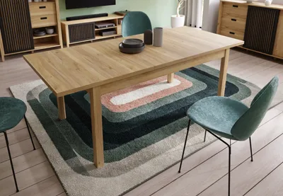 Produktbild von Esstisch >JYTANA< in Mauvella Eiche  - 160,4x76,6x90cm (BxHxT)