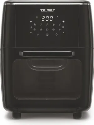 Zdjęcie produktu dla Zelmer ZAF7120, Frytkownica niskotłuszczowa, 12 l, 200 °C, 60 min, Pojedyńczy, Czarny
