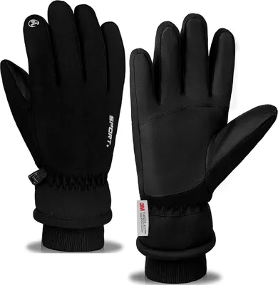Produktbild von Winterhandschuhe Herren Damen Wasserdicht Skihandschuhe 3M Thinsulate Touchscreen Warme Handschuhe