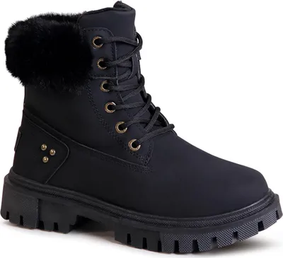 Produktbild von topschuhe24 2603 Damen Winter Stiefeletten Kunstfell, Farbe:Schwarz, Größe:37 EU