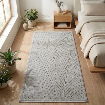 Image de Carpetsale24 Tapis d’Extérieur Design Boho Moderne Effet 3D Résistant aux UV Idéal pour Terrasse Salon et Cuisine, Taille: 80x150 cm