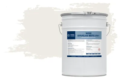 Productafbeelding van Wixx Douglasbeits UV+ - RAL 9010 | Zuiver Wit - 1L