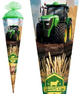 Obrázek produktu pro ROTH 678934 ROTH Schultüte "Traktor Power", eckig, 850 mm
