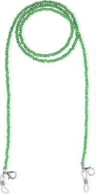 Produktbild von Brillenkette Maskenkette mit Glaskristallperlen - Grün