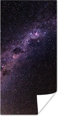Produktbild von MuchoWow® Poster Galaxie in der Nacht 20x40 cm - Plakat - Foto