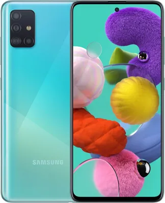 Produktbild von Samsung Galaxy A51 SM-A515F, 16,5 cm (6.5"), 1080 x 2400 Pixel, 4 GB, 128 GB, 48 MP, Blau