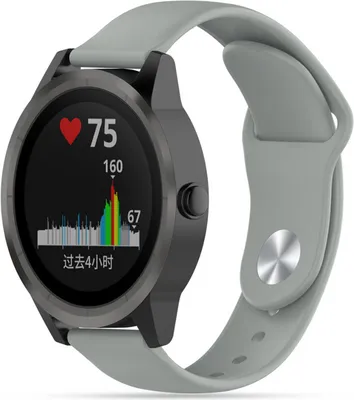 Produktbild von Strap-it Garmin Vivoactive 3 Sportband (Grau)