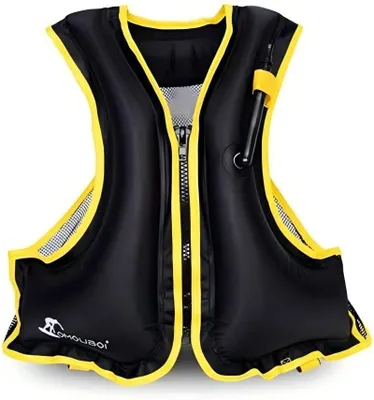 Image de Gilet de snorkeling gonflable unisexe pour activités nautiques
