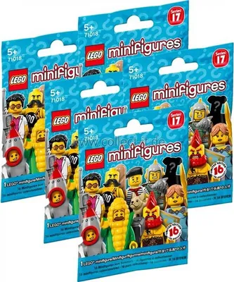 Produktbild von LEGO 71018 Minifigures Serie 17 - 5 Tüten