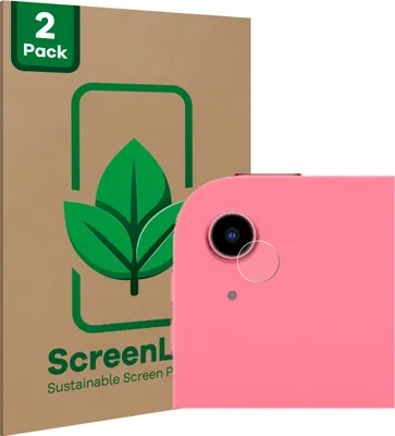 Produktbild von 2x ScreenLeaf Schutzfolie für Apple iPad 10.9" WiFi 2022 (NUR Kameraschutz, 10. Gen.) nachhaltiger Displayschutz Display Schutz Folie Klar Transparent