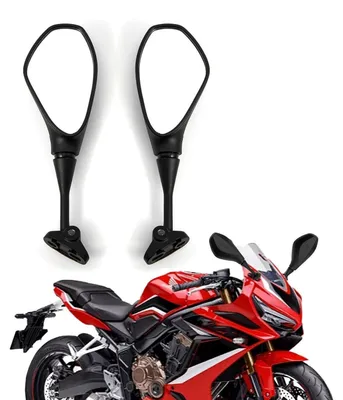 Produktbild von Motorradspiegel Rückspiegel Seitenspiegel passend Schwarz-5507
