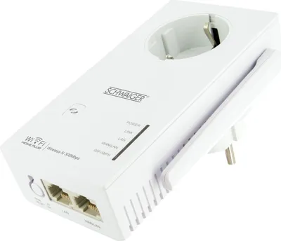 Produktbild von Schwaiger PLC 541W Powerline WLAN -Adapter 500 Mbit/s
