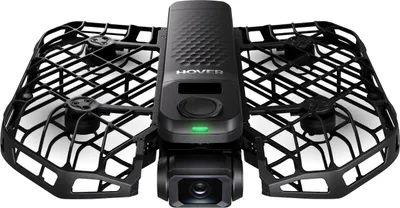 Produktbild von HOVERAir X1 Pro Basic Combo, 4 Rotoren, 12 MP, 3840 x 2160 Pixel, 16,6 m/s, 1920 mAh, Schwarz