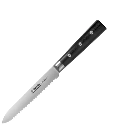 Produktbild von Universalmesser mit Wellenschliff - Black Serie - 13 cm - CB-22 | Culinaris