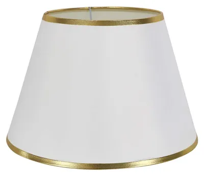 Productafbeelding van Moderne Tafellamp met gouden rand en lampenkap