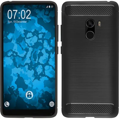 Produktbild von PhoneNatic Case kompatibel mit Xiaomi Mi Mix 2 - grau Silikon Hülle Ultimate Cover
