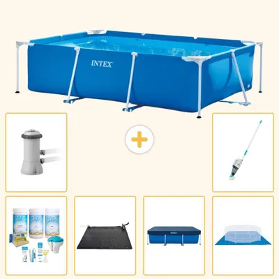 Immagine prodotto di Piscina fuori terra rettangolare - 300x200x75 cm - 7 pezzi - Modello S21121