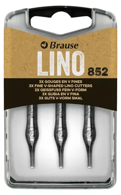 Produktbild von Brause 5x x3 feine Linolschneider Nr. 852 300852B