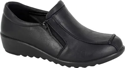 Produktbild von Boulevard - Halbschuhe für Damen DF4612 (38 EU Extraweit) (Schwarz)