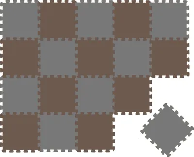 Zdjęcie produktu dla 18-elementowa mata do układania puzzli dla dzieci od zera - mata do raczkowania 30x30