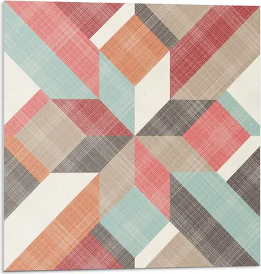 Immagine prodotto di Geometria in forme colorate - Piastrelle autoadesive - Rivestimento - Pannello murale - Piastrelle in PVC - Piastrelle in vinile - Piastrelle in PCV - Autoadesivo - Decorazione murale - 20 pezzi 20 x 20 cm