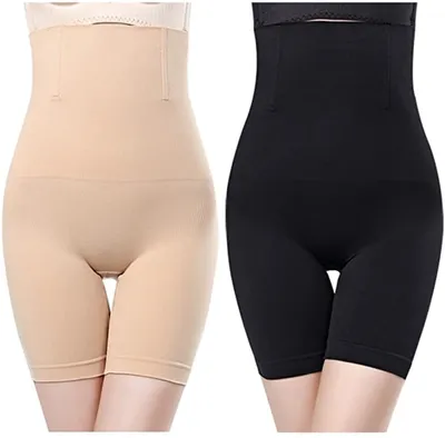 Produktbild von 2 Stück Damen Miederpants Miederhosen Shapewear Shaping figurenformend Shapewear mit Bauch-Weg-Effekt Butt Lifter Taillenmieder Nahtlose M/L