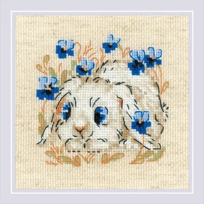 Produktbild von Riolis Kreuzstich-Set Kleiner Hase