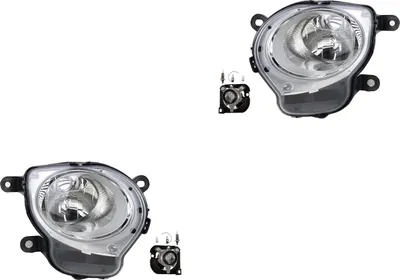 Productafbeelding van Koplampset geschikt voor Fiat 500, bouwjaar 10/2007-06/2015, met H1-lampen, mistlampen en knipperlichten. Artikelnummers: 51822888, 51786773, 51822889, 51786774, 51786771, 51786772. Johns