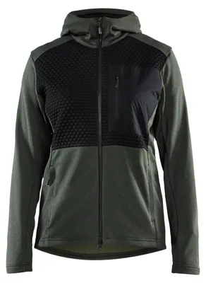 Produktbild von Blakläder Damen Kapuzenjacke 3542, Farbe:Herbstgrün/Schwarz, Größe:L