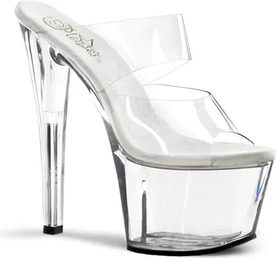 Produktbild von SKY-302 Damen Slipper von Pleaser, Transparent  , EU 36, US 6