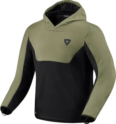 Image de Revit Andon sweat à capuche moto, noir/vert, XL