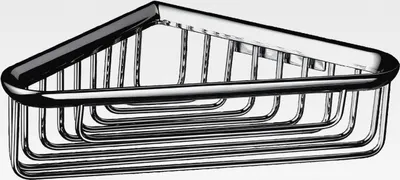 Produktbild von Eck-Schwamm, korb System 2 176 x 176 x 60 mm, verchromt, Sonstige, Silberfarben