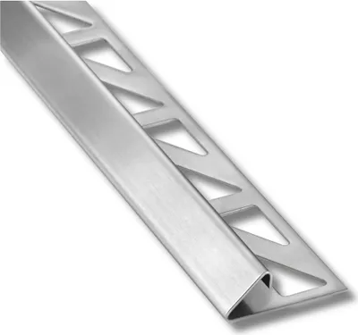 Produktbild von Dreieckiges 45° Übergangsprofil Edelstahl Fliesenprofil V2A L250cm H10mm Profil